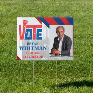 Custom Political Campaign Lawn  Sign