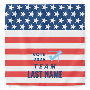 Custom Political Campaign Rally Stars & Stripes Bandana