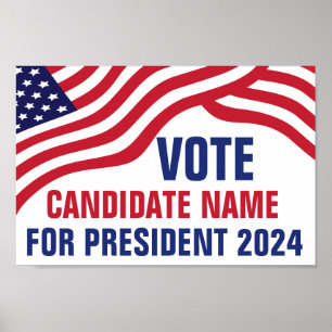 Custom Political Candidate 2024 Election Campaign  Poster