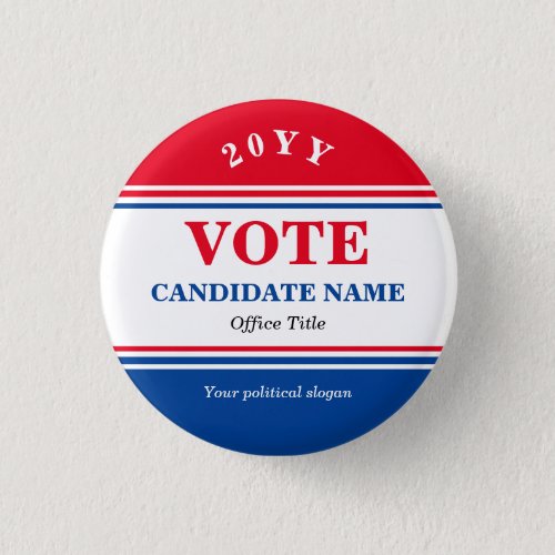 Custom Political Election Campaign Button