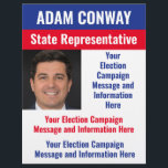 Custom Political Election Campaign Flyer<br><div class="desc">Custom Political Election Campaign Flyer. Choose the size and paper type from the options menu.</div>