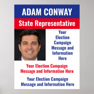 Custom Political Election Campaign Poster