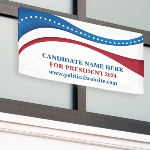 Custom Political Election Candidate 2024 Banner