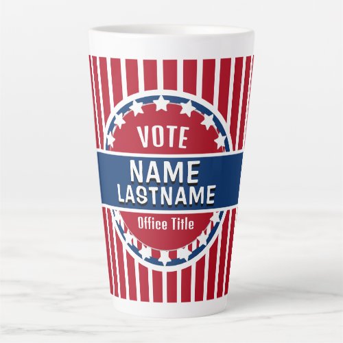 Custom Political Election Template Latte Mug