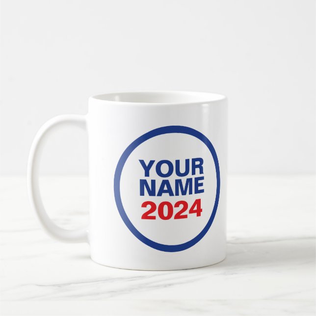 Custom Political Logo (Biden Design) Coffee Mug (Left)