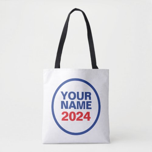 Custom Political Logo Biden Design Tote Bag