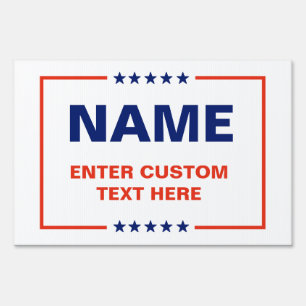 Custom Political Logo (Trump Design) Sign