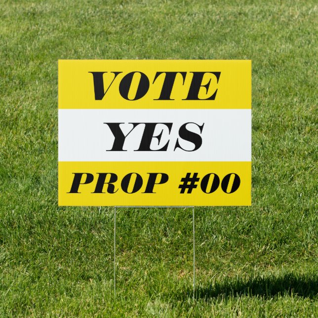 Custom Political Yard Sign (Insitu)