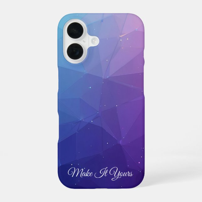 Custom Polygon Pattern Case – Unique Style (Back)