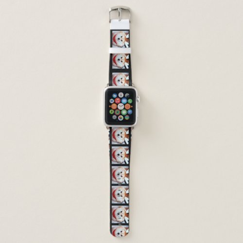 Custom Pomeranian Puppy Dog Photo Apple Watch Band