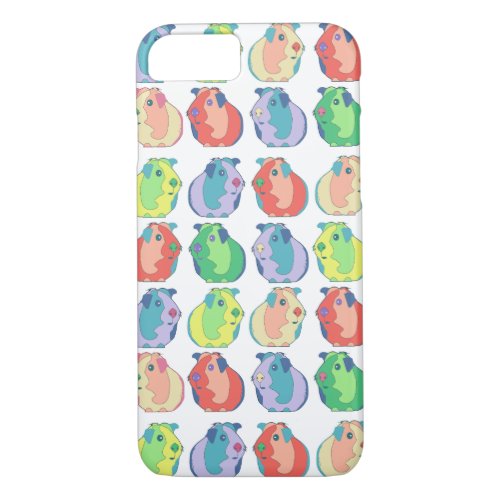 Custom Pop Art Guinea Pig Pattern iPhone 87 Case