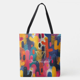 Custom : Pop Art Panache Personalized Tote
