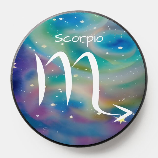 Custom PopGrip - Scorpio Zodiac Sign PopSocket (Popsocket)