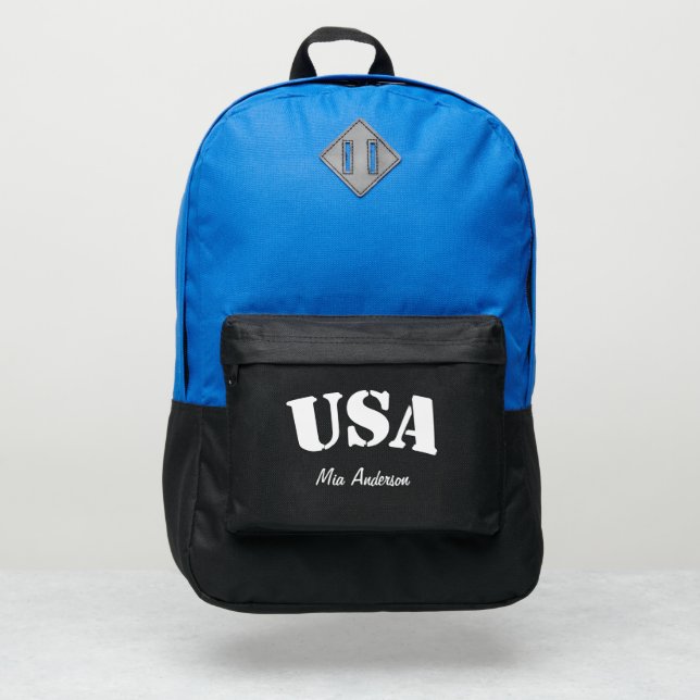Custom Port Authority Backpack – Design Your Own (Front)