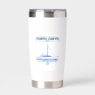 Custom Porto Cervo Sailing Yacht Luxury Insulated Tumbler