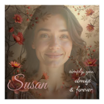 Custom Portrait for Her – Personalized Photo Gift