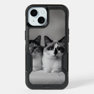 Custom Portrait iPhone 15 Otterbox case