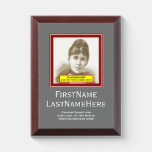 [ Thumbnail: Custom Portrait & Name, "Employee of The Month" Award Plaque ]