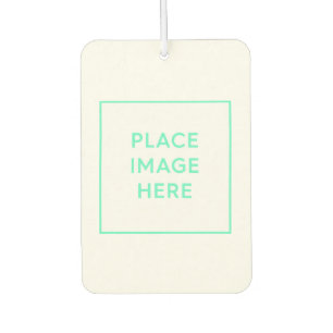 Custom Portrait Rectangle Air Freshener, New Car Air Freshener