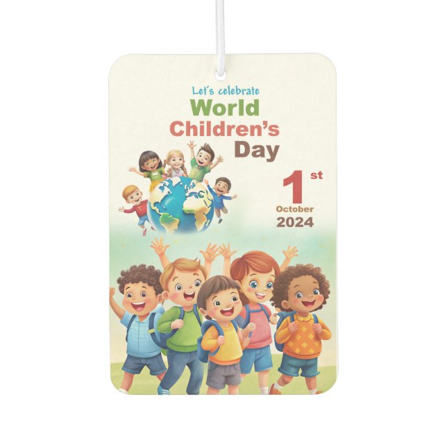 Custom Portrait Rectangle Air Freshener, Pine Freshener (Front)