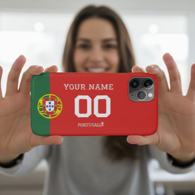 Custom Portugal Football Flag Case - Personalized  (Creator Uploaded)