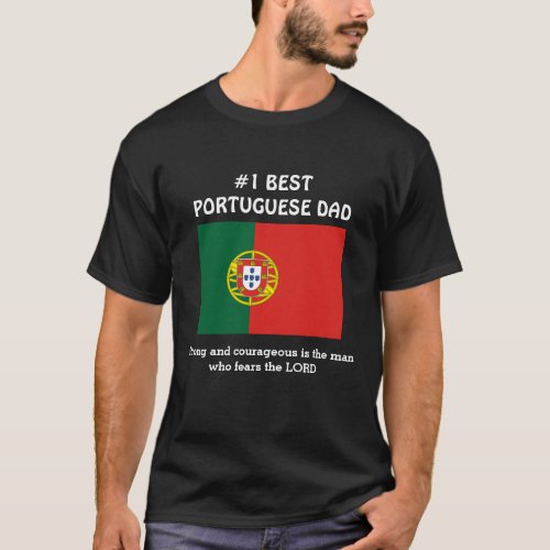 Custom PORTUGUESE DAD T_Shirt