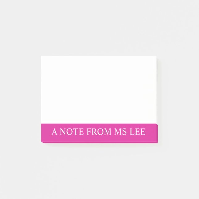 Custom Post-it Notes (Front)