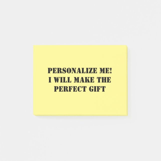 Custom post its, funny post it notes,  office post post-it notes (Front)