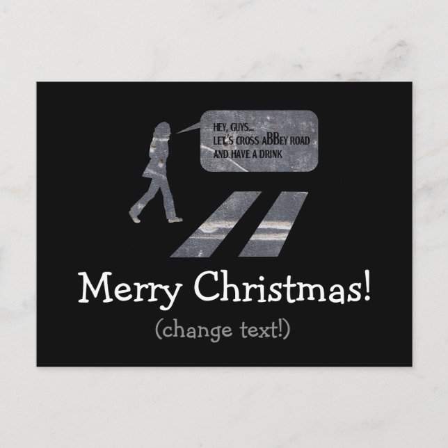 CUSTOM POSTAL SERVICE HOLIDAY POSTCARD (Front)