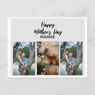 Custom Postcard Happy Mother's Day Photo Collage
