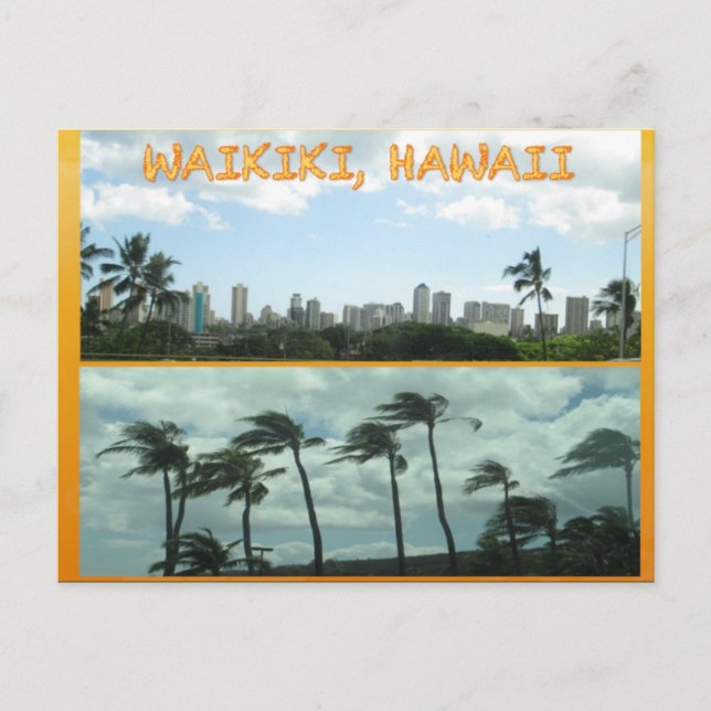 CUSTOM POSTCARDS- HAWAII COLLAGE# 15 POSTCARD (Front)