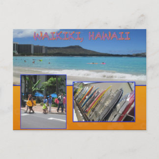 CUSTOM POSTCARDS- HAWAII COLLAGE# 7 POSTCARD