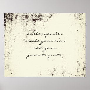custom poster create your own quote wall art