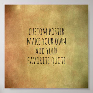 custom poster make your own add your quote