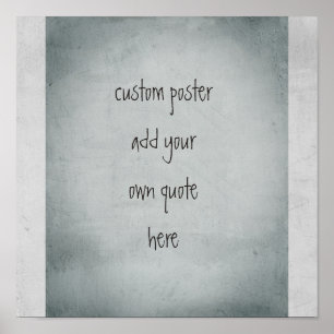 custom poster personalize with your own quote