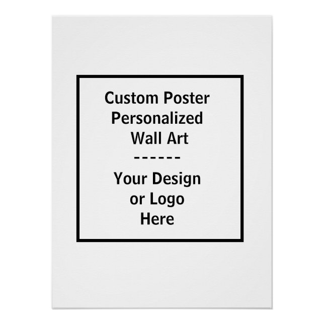 Custom Poster – Personalized Wall Art (Front)
