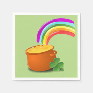 Custom Pot a Gold Napkin