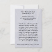 Custom Prayer Card (Back)