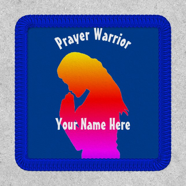 Custom Prayer Warrior Patch (Front)