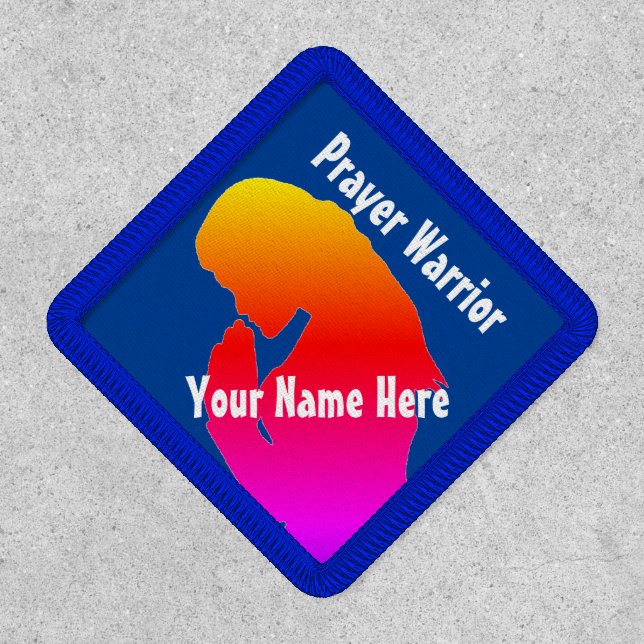 Custom Prayer Warrior Patch (Front)