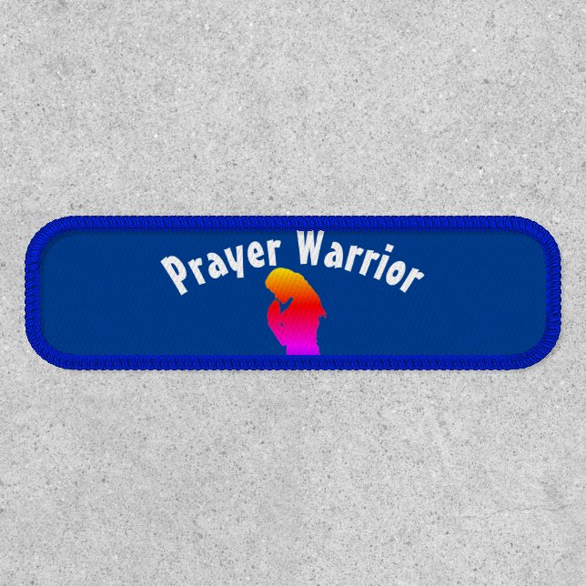 Custom Prayer Warrior Patch (Front)