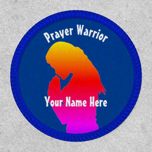 Custom Prayer Warrior Patch