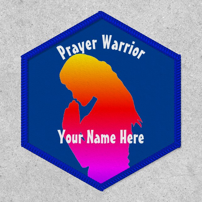 Custom Prayer Warrior Patch (Front)