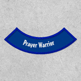Custom Prayer Warrior Patch