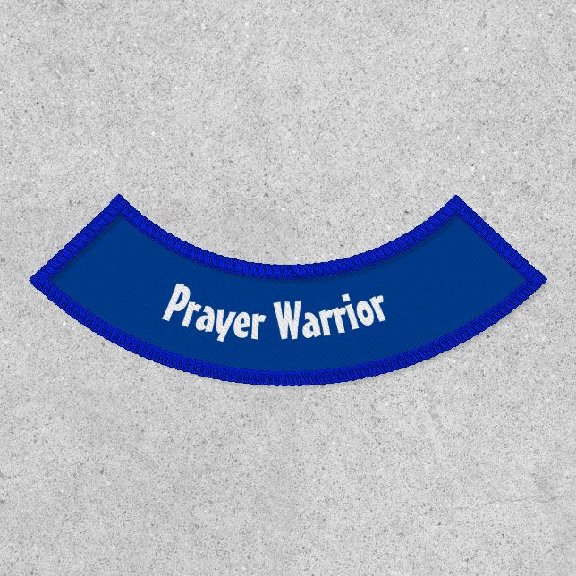 Custom Prayer Warrior Patch (Front)