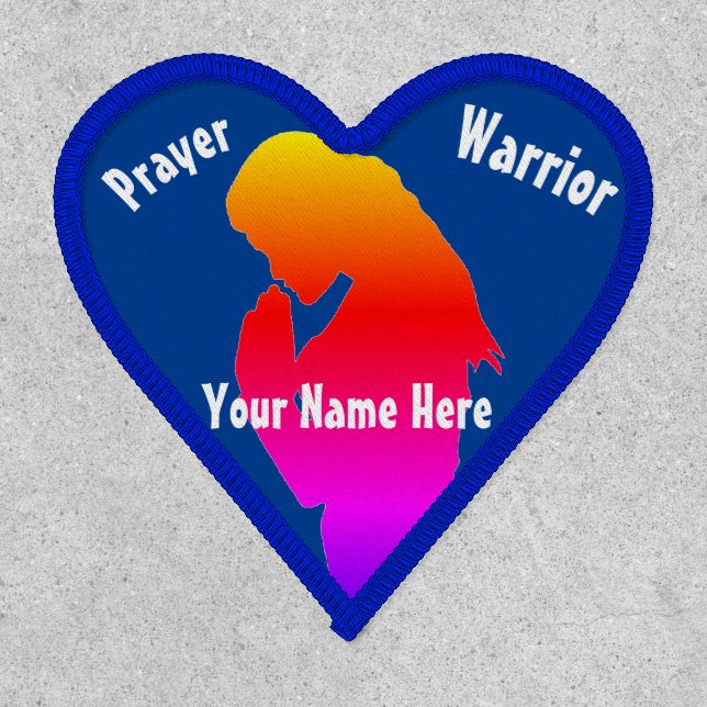 Custom Prayer Warrior Patch (Front)