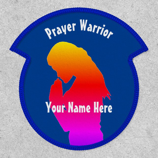 Custom Prayer Warrior Patch (Front)