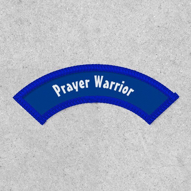 Custom Prayer Warrior Patch (Front)