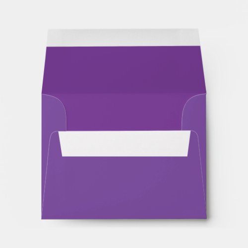 Custom Pre_Addressed Lavender Purple Envelopes