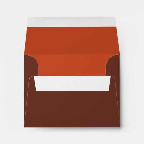 Custom Pre_Addressed Tangerine Orange Envelopes